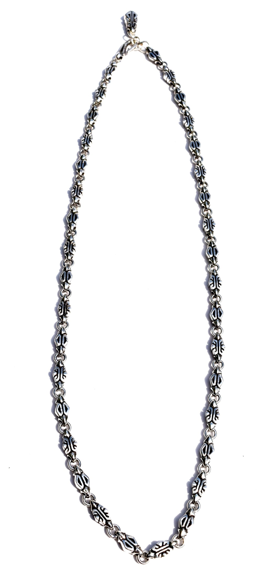 AZTECA SILVER NECKLACE