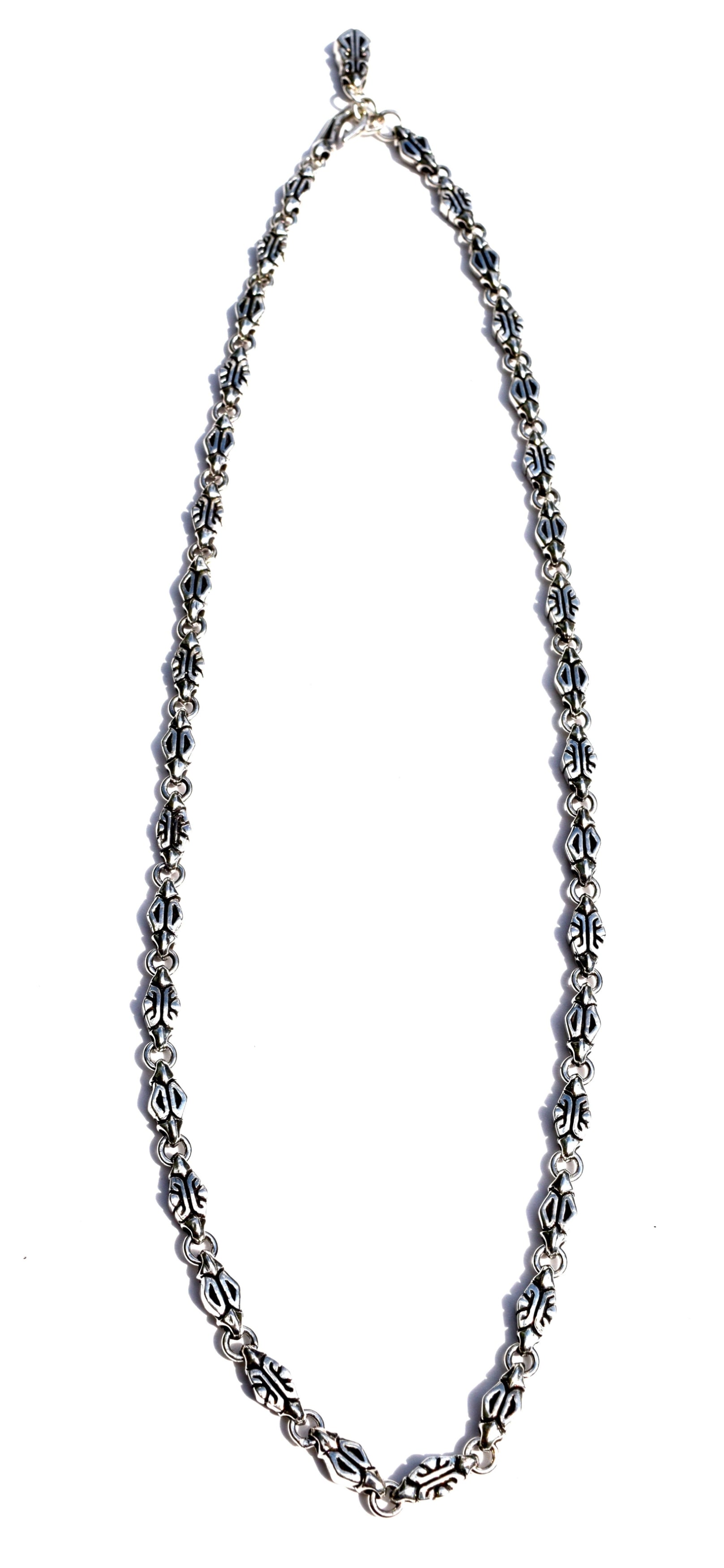 AZTECA SILVER NECKLACE